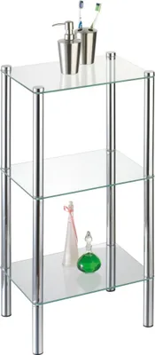 Produktbild von Standregal Solanio verchromt 3 Glasböden