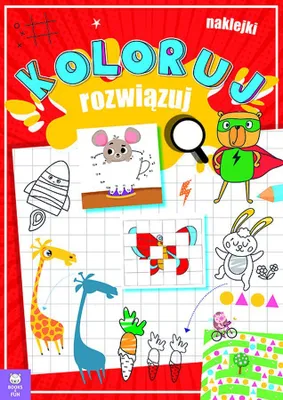 Image de Książeczka edukacyjna Koloruj i rozwiązuj dla dzieci