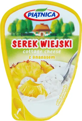 Zdjęcie produktu dla Piątnica Serek Wiejski Brzoskwinia 150 g