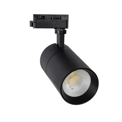 Produktbild von 1-Phasenstromschiene LED-Strahler 20W Dimmbar Mallet Schwarz  4000K Neutralweiß