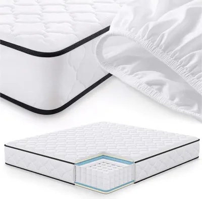 Immagine prodotto di materasso a 7 zone con anima a molle insacchettate H3 180×200 cm, compreso il coprimaterasso