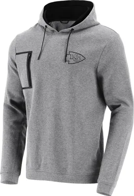 Produktbild von NFL Kansas City Chiefs Hoody Mono Premium Graphic hooded Sweater Grau (M)