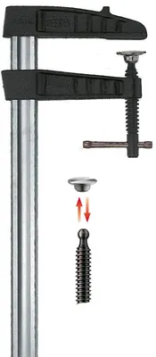 Produktbild von Bessey Temperguss-Schraubknecht TGK-K 1000/120 | TGK100K