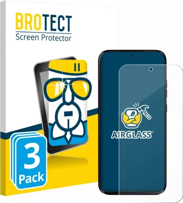 Produktbild von 3x BROTECT Schutzglas für Motorola Moto G67 9H kratzfest klar