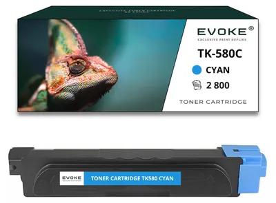 Immagine prodotto di Toner per Kyocera TK580C-TK580C TK580C Blu (ciano) | Sostituzione per P6021 P6021cdn FS-C5150 FS-C5150DN