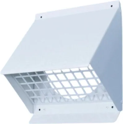 Produktbild von GAVO - Aluminium Lüftungsgitter - Weiß - 160/180mm