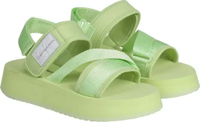 Produktbild von Calvin Klein Jeans Damen Klassische Sandalen YW0YW00967 0H9 Farbe: Grün Größe: 39