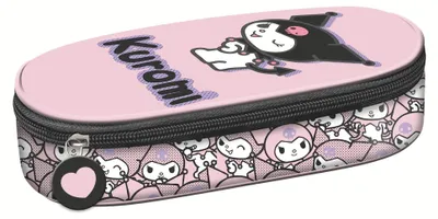 Obrázok produktu pre Piórnik saszetka usztywniana Kuromi Pink z klapką