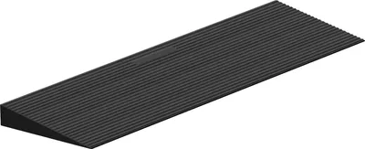 Produktbild von Izrielar Gummi Türschwellenrampe 90 x 14 x 1.5 cm, max. 1T Tragkraft, Rutschfest Schwellenrampe für Rollstuhl & Rollator, Bordsteinrampe kürzbar