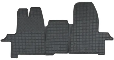 Gummifußmatten Set 3-teilig für Ford Transit MK7 (5/2014-), schwarz