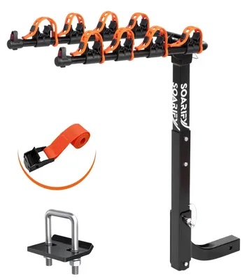 Image de Support de vélo pour 4 vélos, montage facile