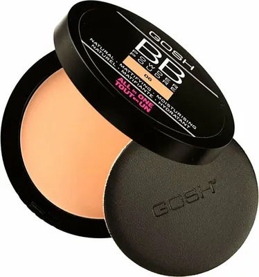 Produktbild von GOSH BB Powder, Universal, Alle Hauttöne, Warm Beige, Topf, Gepresstes Puder, Matte