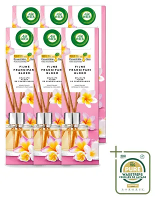 Productafbeelding van 6 x Air Wick geurstrips Zachte Frangipani-bloem - 40 ml - Voordeelverpakking - 6 stuks