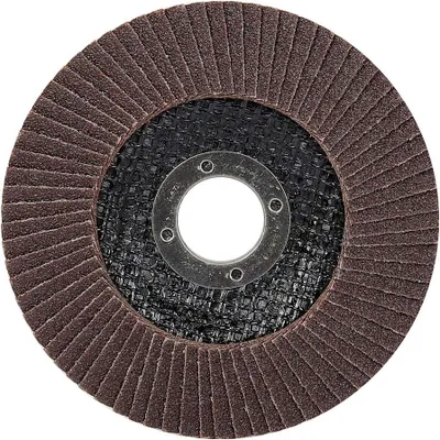 Produktbild von Schleifscheibe flach aus Aluminiumoxid T27, ø115 x 22,2 mm, Körnung 120