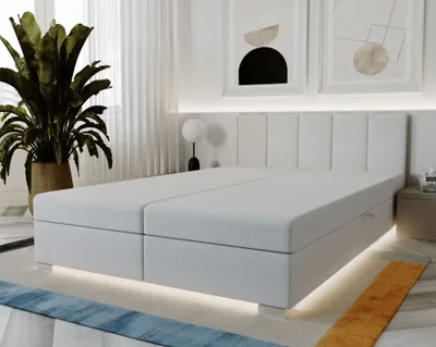 Obrázek produktu pro Hotelová postel 180x200 ROSIE 7 - bílá