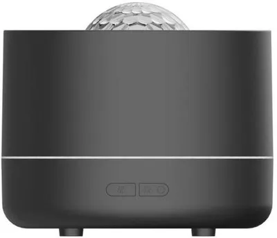 Produktbild von Elektrische Aromadiffuser in moderner Design - Diffuser für ätherische Öle - Mit 7-farbigem LED-Licht - Geeignet für Schlafzimmer, Wohnzimmer und Büros - Elektrische Raumduftanlage für Innenräume - Schwarz