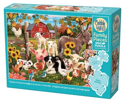 Obrázok produktu pre Puzzle 350 Zwierzęta z farmy 113630