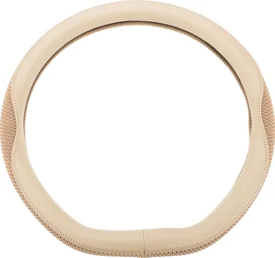 Produktbild von Lenkradbezug / Lenkradzubehör für Auto-Fahrzeug / Langlebiges D-Form-Eis-Seide / 1 Stück Beige