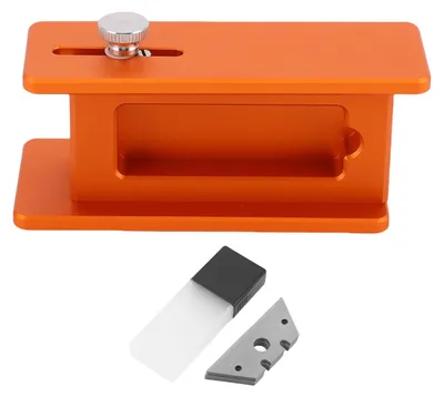 Produktbild von Folienschneider aus Aluminiumlegierung, verstellbares PET-Platten-Schälwerkzeug mit 10 Ersatzklingen
