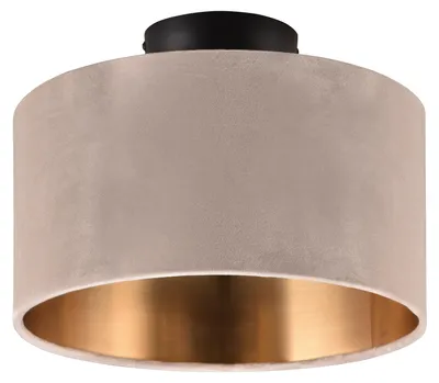 Zdjęcie produktu dla Lampa sufitowa JULIETA beżowo-złota 2xE14x40W tkanina wym:22x30x30cm IP20 Trio
