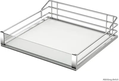 Produktbild von VS TAL Gate Artline Korb, Ablageelement, 4 Stk., für 450 mm Korpus, chrom/Glas