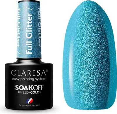 Produktbild von CLARESA Hybrid-Gel-Nagellack Full Glitter 7 -5g