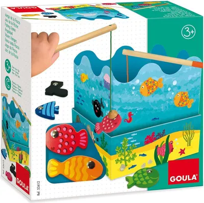 Produktbild von Jumbo GOULA - Fishing Game, Brettspiel, Feinmotorik (Geschicklichkeit), 2 Jahr(e), 10 min, 10 min