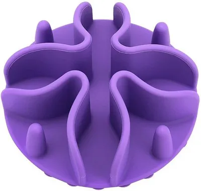 Immagine prodotto di Inserto antiscivolo per ciotole per cani e gatti, slow feeder in silicone, protezione antiscivolo per cani