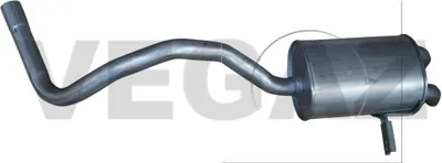 Produktbild von VEGAZ RS-569 Endschalldämpfer für RENAULT MEGANE III Grandtour (KZ0/1) Auspuff