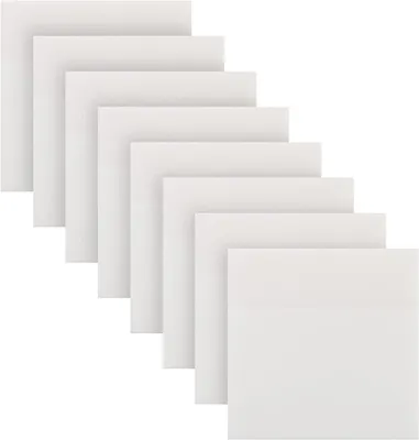 Obrázok produktu pre Priehľadné samolepiace papieriky, 400 listov transparentných samolepiacich papierikov, samolepiace papieriky, prepisovateľné, vodotesné, transparentné samolepiace papieriky pre študentov kancelárie, 75 x 75 mm