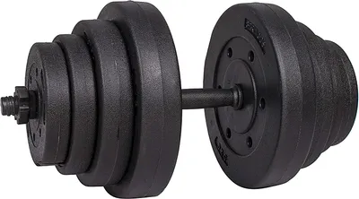 Produktbild von SPRINGOS Hantel 1 x 20 Kg, Kurzhantel, Krafttraining, Hantelscheiben, Sportgerät, Fitnessgerät, Bodybuilding
