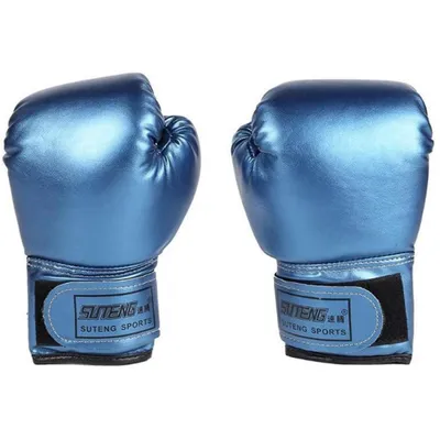Produktbild von Bokshandschuhe Set – Kickboxen & Boxen Gloves für Damen, Herren & Kinder – Blau