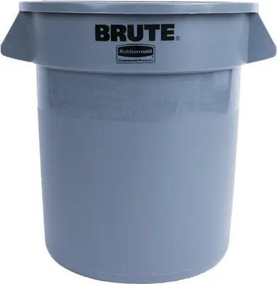 Image de Rubbermaid FG261000GRAY Rubbermaid conteneur BRUTE 37,9 litres, en PP, gris