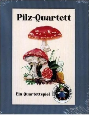 Produktbild von Kartenspiel Quartett Pilze 32 Karten