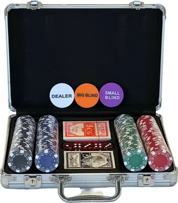 Produktbild von Pegasi Pokerkoffer - Pokerset - 200 Laser Pokerchips - Poker Komplett Set 11.5g Chips Deluxe - Ideales Texas Hold Em Set - Mit Koffer, Pokerchips, und Pokerkarten