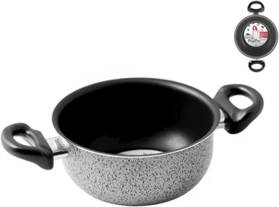 Productafbeelding van Braadpan met 2 handvatten, antiaanbaklaag, 16 cm, voor gebruik in de keuken