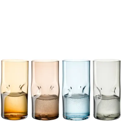 Produktbild von LEONARDO Vesuvio, Mehrfarbig, Glas, 4 Stück(e), Rund, 330 ml, 70 mm