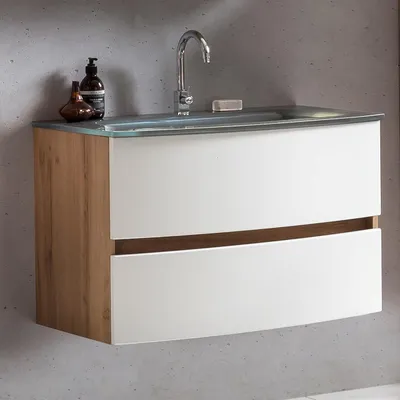 Produktbild von Waschbeckenunterschrank mit Waschbecken KOPENHAGEN