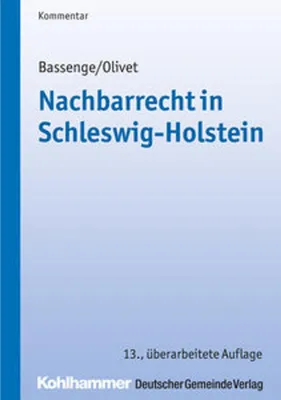 Obrázek produktu pro Nachbarrecht in Schleswig-Holstein