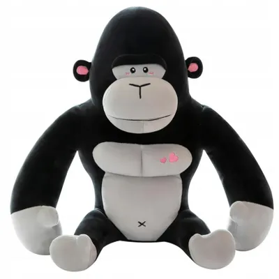 Produktbild von Plüsch Gorilla Affe Kuscheltier 35cm Weicher Spielgefährte