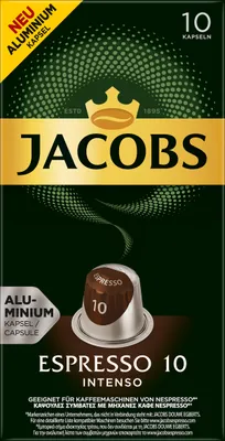 Produktbild von Jacobs Espresso Intenso | 10 Nespresso® komp. Kapseln