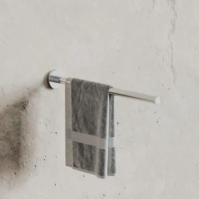 Image de Porte-serviettes Kronenbach Radia, à un bras, 43 cm, fixe