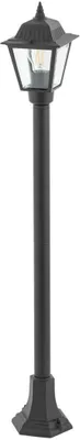 Produktbild von Stehleuchte außen Aluminium E27 IP44 100 cm hoch Schwarz Rustikal Außenlampe