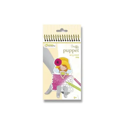 Obrázok produktu pre Omaľovánky bábky Graffy Puppet – Víly Avenue Mandarine