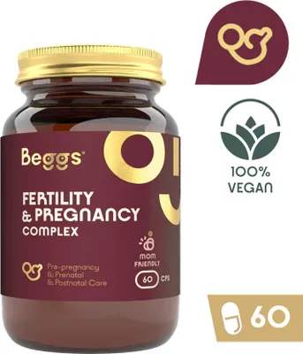 Zdjęcie produktu dla Beggs Fertility + Pregnancy COMPLEX (60 kapsli)