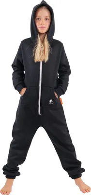 Produktbild von O'Poppy Kinder Jumpsuits Jungen Mädchen Overall Anzug mit Zwergen Kapuze dunkelblau
