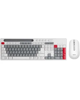 Produktbild von MARVO WS009 Kabelloses Tastatur & Maus Combo | Englisches QWERTY-Layout | 1600 DPI | 6 Tasten