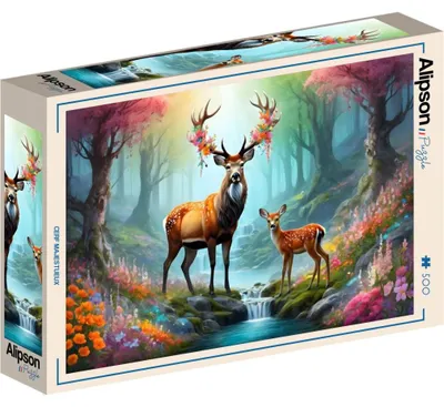 Immagine prodotto di Puzzle Alipson Cerf Majestueux 500 pezzi multicolore