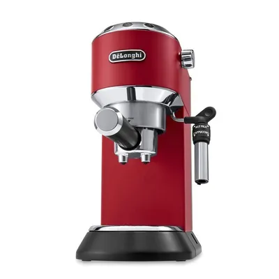 Produktbild von De’Longhi Dedica Style EC 695.R, Kombi-Kaffeemaschine, 1 l, Gemahlener Kaffee, 1450 W, Rot
