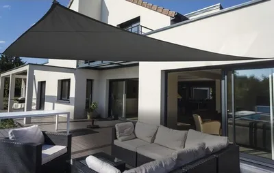 Obrázek produktu pro Sluneční plachta, trojúhelník, PES 200 g/m², antracit 360 cm